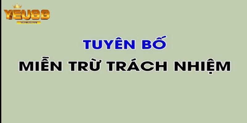 Trường hợp miễn trừ trách nhiệm dành cho hội viên cá cược